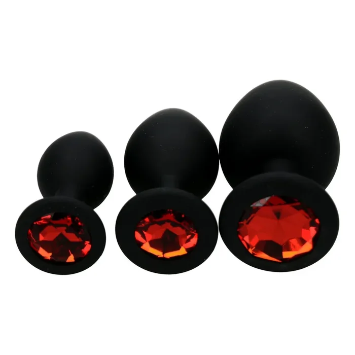 Buttplug aus Silikon Red Crystal