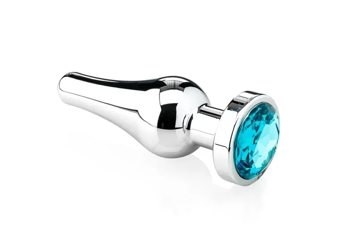 Buttplug mit blauem Stein