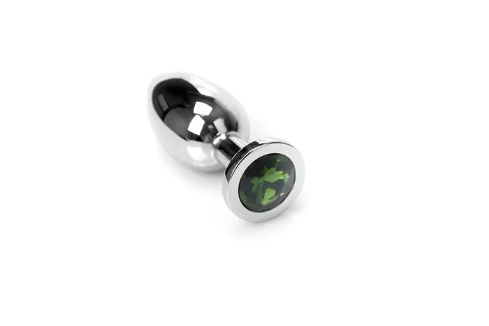 Buttplug mit Juwel – Grün