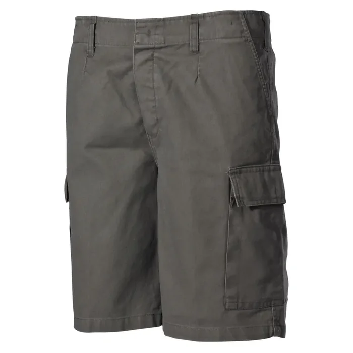 BW Moleskin Bermuda oliv-stonewashed