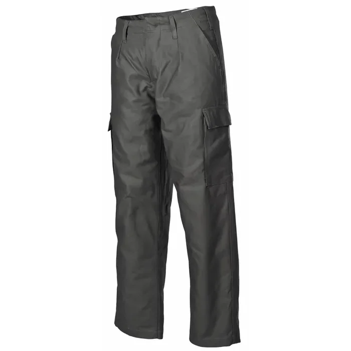 BW Moleskinhose mit Thermofutter oliv – große Größen