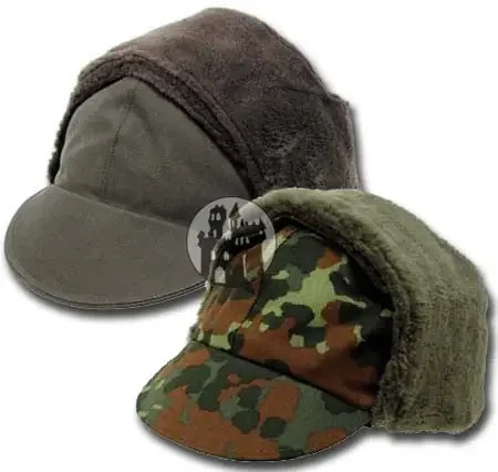 BW Wintermütze – Oliv oder Flecktarn (Farbe Oliv, Grösse 58)