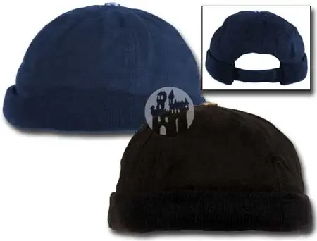 Cap – mit Strickrand – ohne Schild (Farbe Blau)