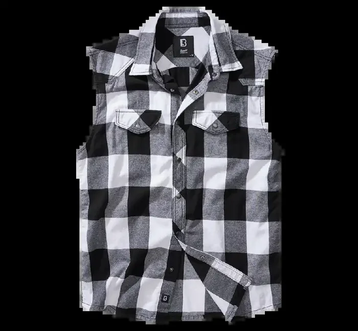 Checkshirt ohne Ärmel