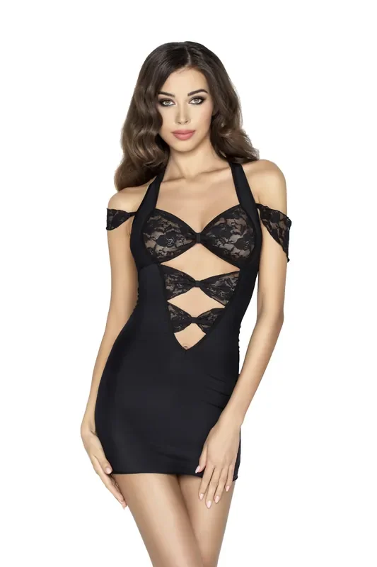 Chemisenkleid mit Spitzenapplicationen