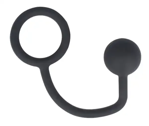 Cockring mit Anal-Kugel