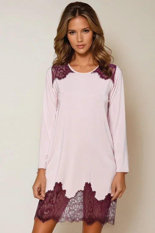 Coemi – Soul Nachthemd langarm – Rosa