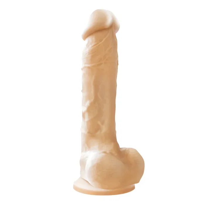 Colours Pleasures 7″ Dual Density Silicone Dildo in Vanilla