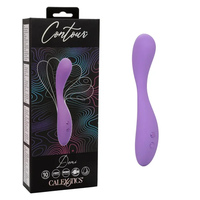 Contour Demi Flexible Massager – Purple