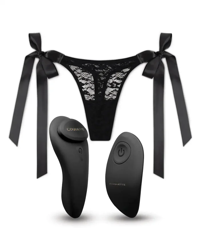 Coquette The Secret Panty Vibe – Black/Rose Gold