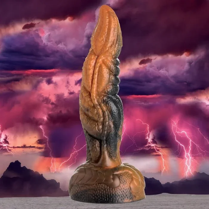 CREATURE COCKS – Ravager – Rippled Tentacle Silicone Dildo
