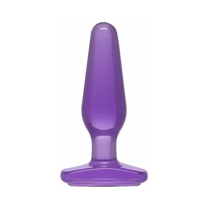 Crystal Jellies Butt Plug Purple Medium