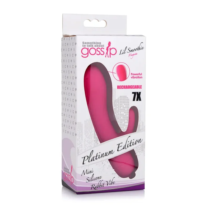 Curve Novelties Gossip Lil Smoothie 7X Mini Rabbit – Magenta