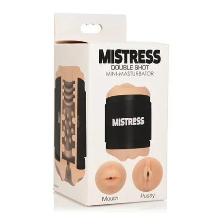 Curve Novelties Mistress Mini Double Stroker Mouth & Pussy – Light