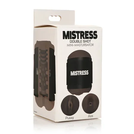 Curve Novelties Mistress Mini Double Stroker Pussy & Ass – Dark