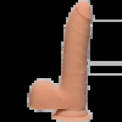 D Slim – Realistic ULTRASKYN Dildo with Balls – 7 / 18 cm
