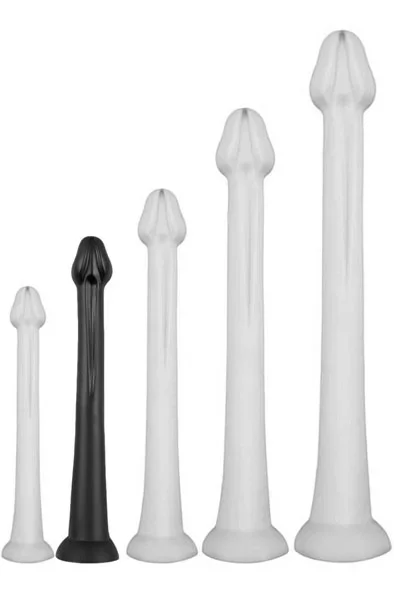 Darksil Whale Dildo Mittelgroß Schwarz 40 cm