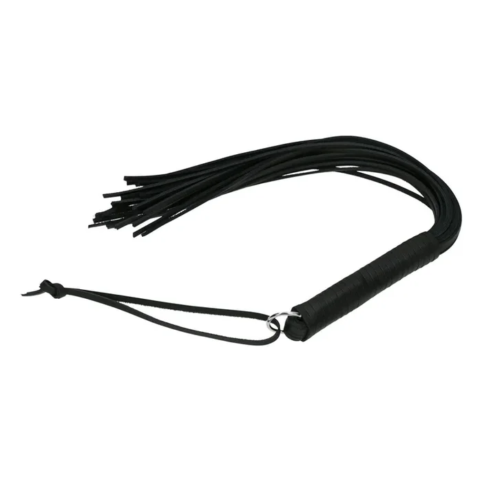Deluxe Feste Lederpeitsche / Flogger 24 Riemen