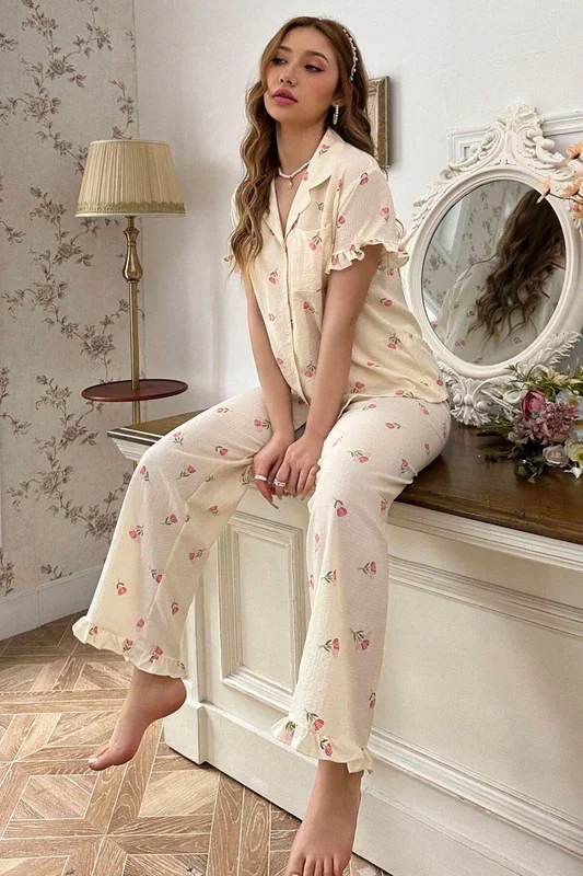 Deluxerie Pyjama-Set Anecia
