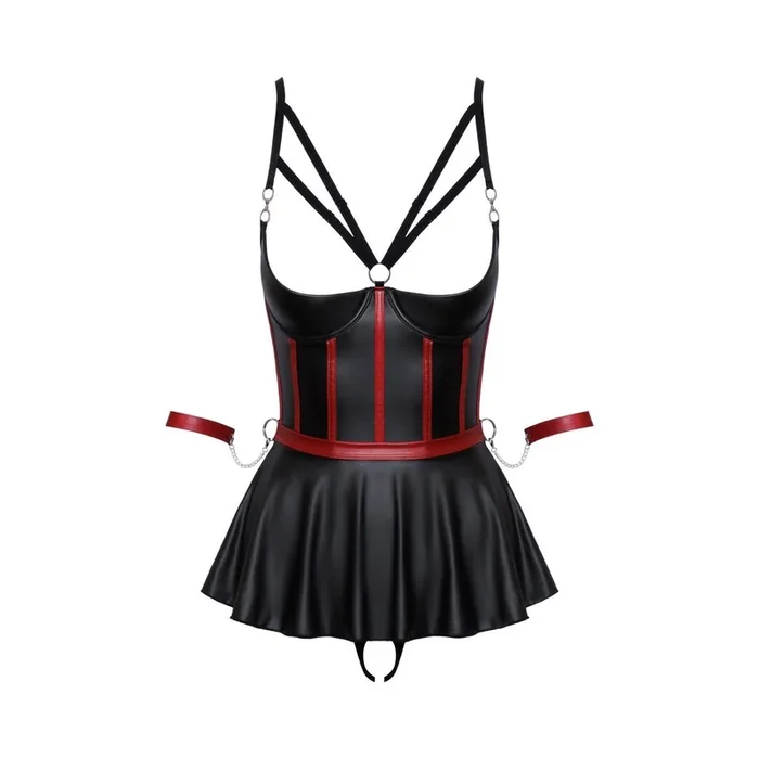 Dessous-Set mit Röckchen-Volant