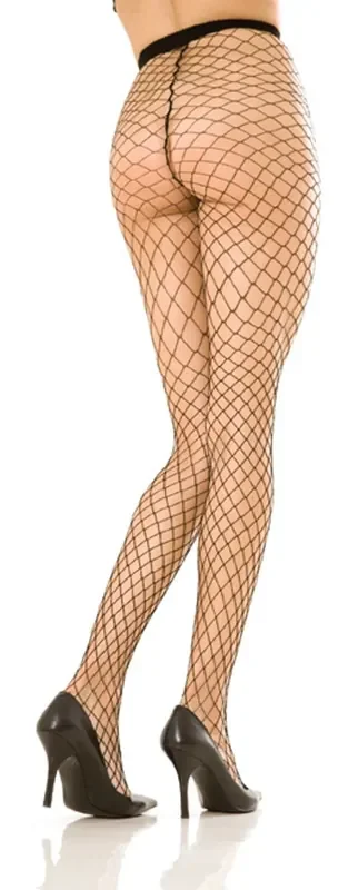 Diamond net pantyhose