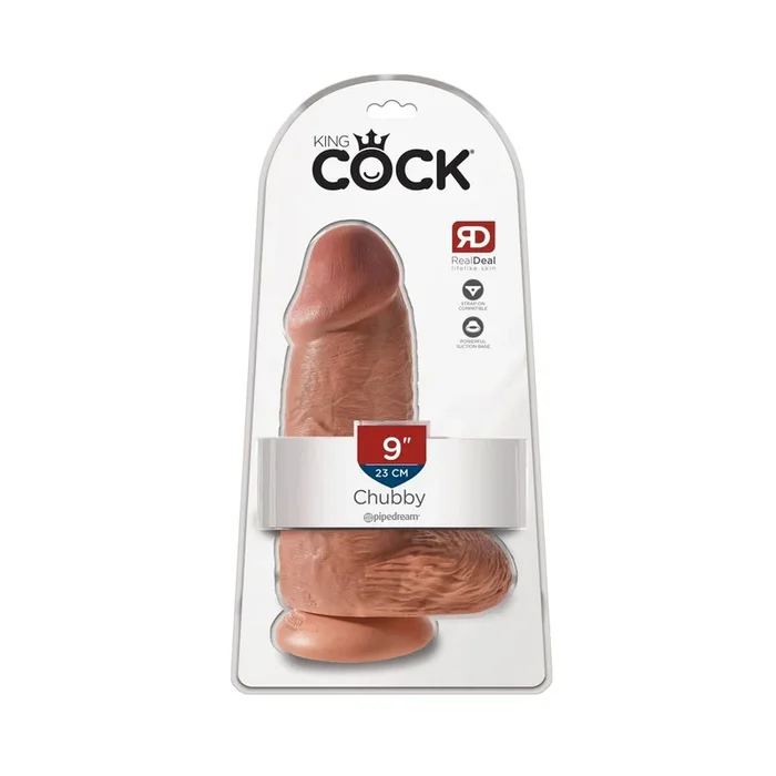 Dicker Naturdildo mit Saugfuß – 17,5 cm Einführlänge – Hellbraun