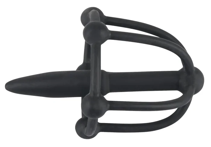 Dilator mit Eichel-Käfig, flexibel Penisplug