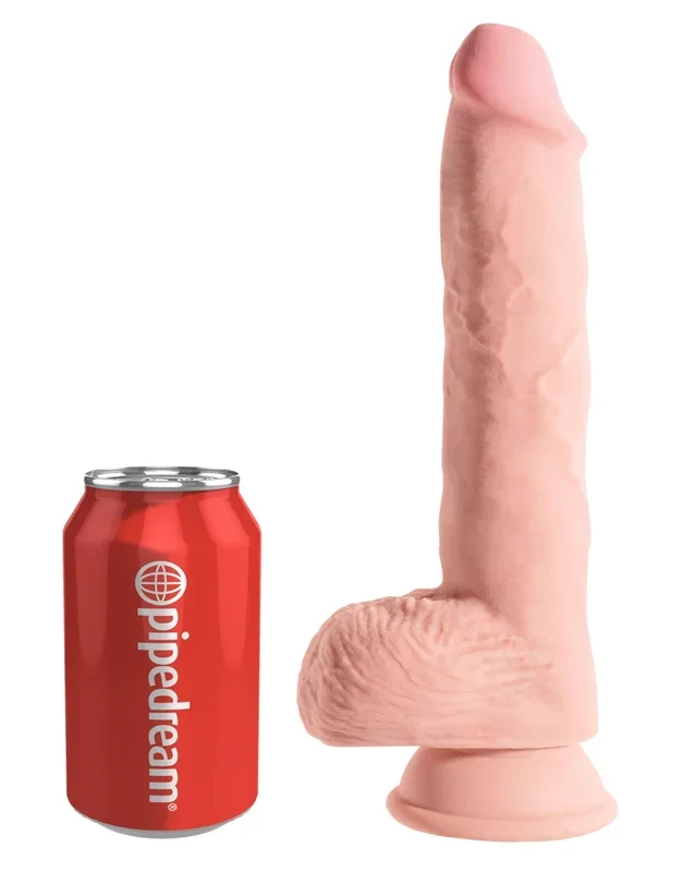 Dildo „10″ Triple Density Cock with Balls“, 28 cm King Cock Plus