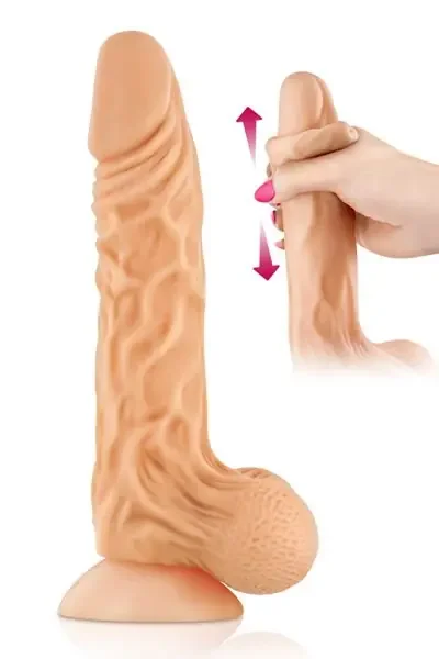Dildo mit beweglicher Vorhaut