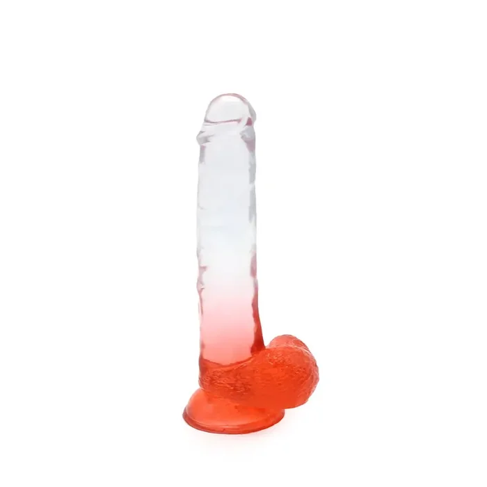 Dildo realistisch – transparent und farbig 22,5cm II