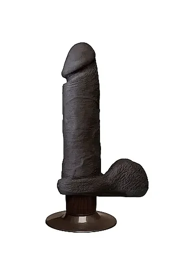 Dildo realistisch mit Vibrator ca. 18cm – hautfarben dunkel