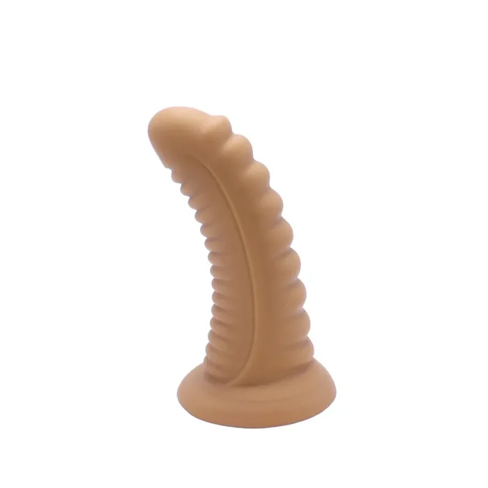 Dildo ‘Ribbed‘ hautfarben hell