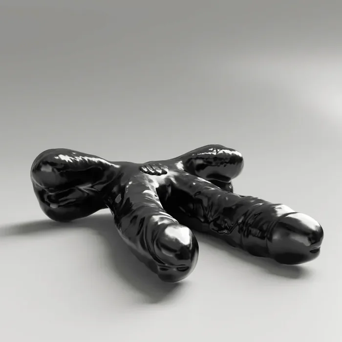 Dildo ‘Teamwork‘ schwarz 25cm