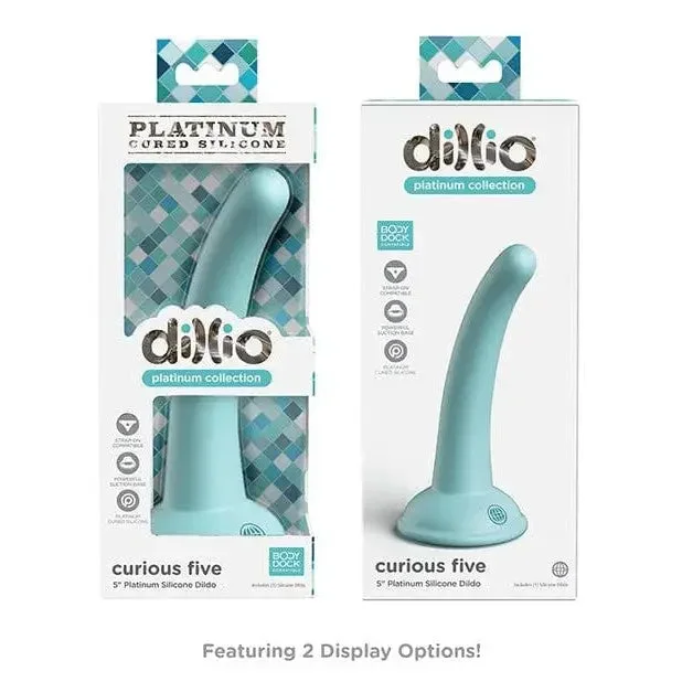 Dillio Platinum 5″ Curious Five Silicone Dildo