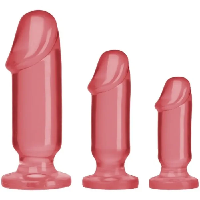 Doc Johnson – Crystal Jellies Anal Starter Kit – Rosa