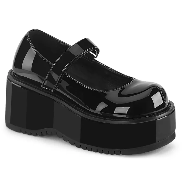 Dollie-01 (High Heel Größe 9 – Gr. 39, High Heel Farbe Schwarz)