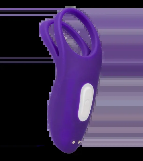 Doppel-Cockring mit Klitorisstimulator Bucci