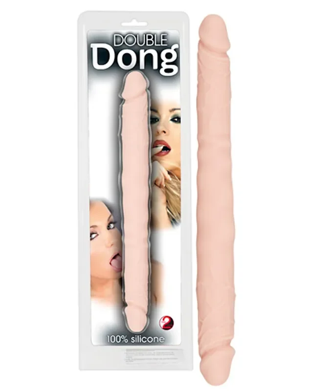 Doppeldildo – hautfarben