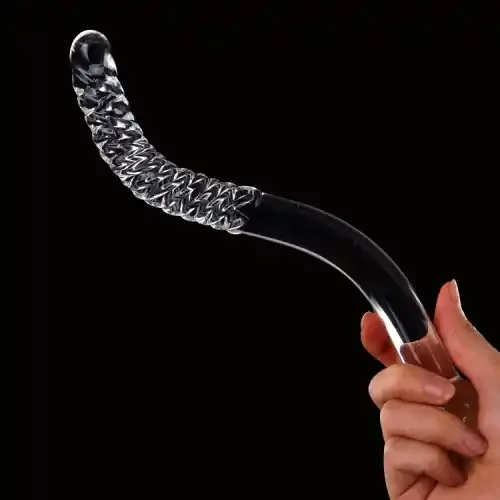 Doppelseitiger Glasdildo