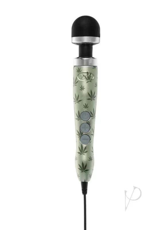 Doxy Die Cast 3 Wand Plug-In Wand Massager – Cannabis Pattern