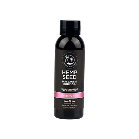Earthly Body Massage & Body Oil – 2 oz Zen Berry Rose