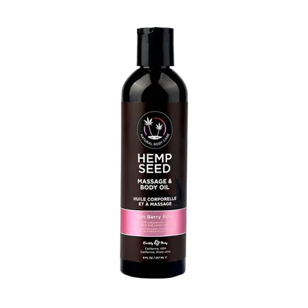 Earthly Body Massage & Body Oil – 8 oz Zen Berry Rose