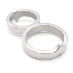 Edelstahl Doppelring