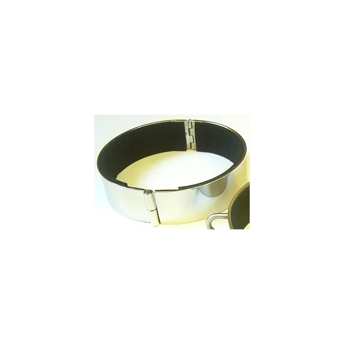 Edelstahl Halsfessel mit Sechskantverschluss – 40 cm Halsumfang