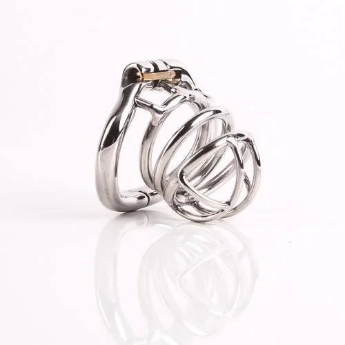 Edelstahl-Peniskäfig »Stainless Steel Chastity Cage Short«