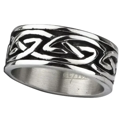 Edelstahlring keltisches Design