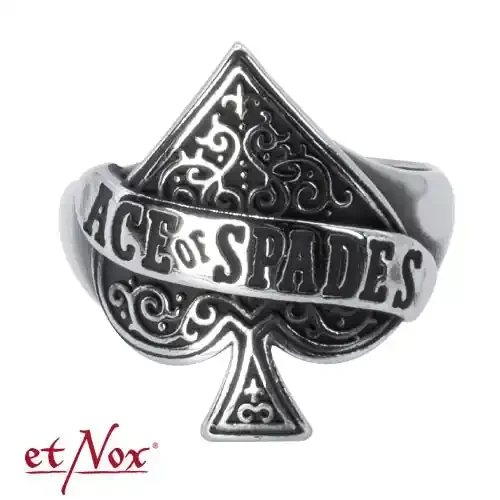 Edelstahlring ‘Pik Ass‘