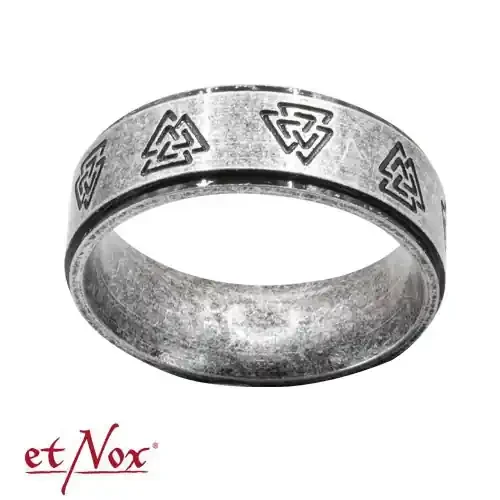 Edelstahlring ‘Wotansknoten‘