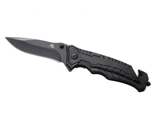 Einhandmesser – schwarz