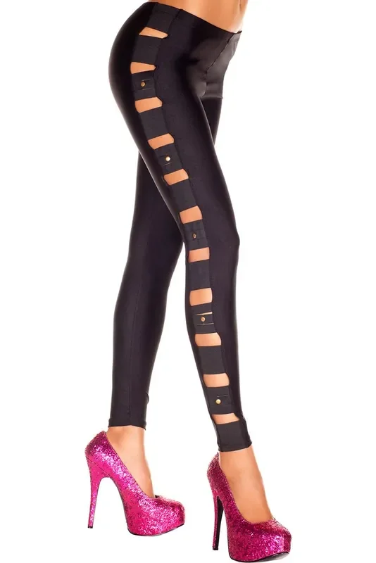 Elastan Leggings mit Nieten